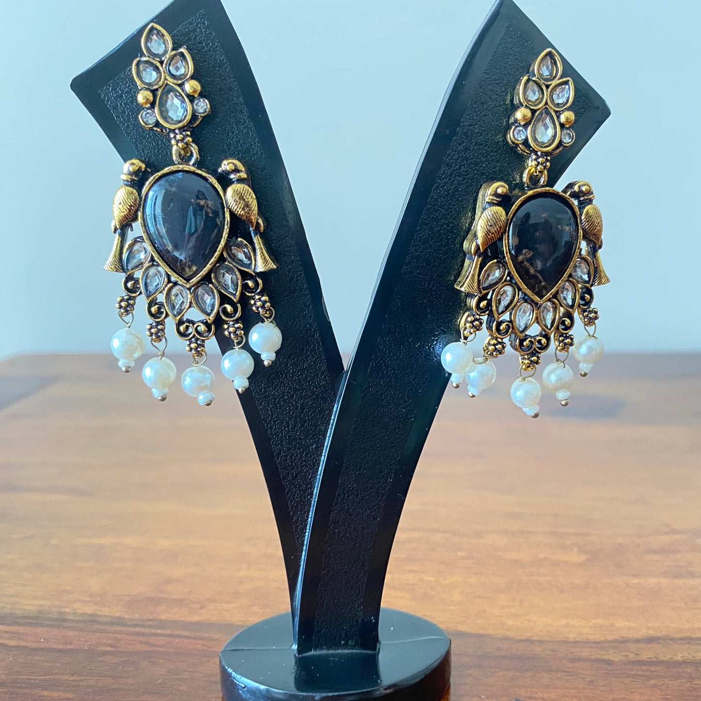 Brown Antique Earrings