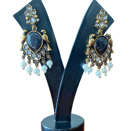 Brown Antique Earrings