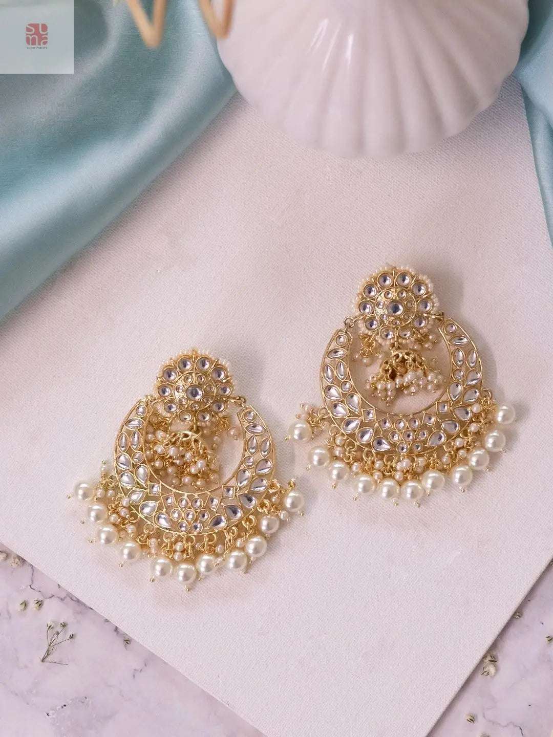 jumki chandbali earrings