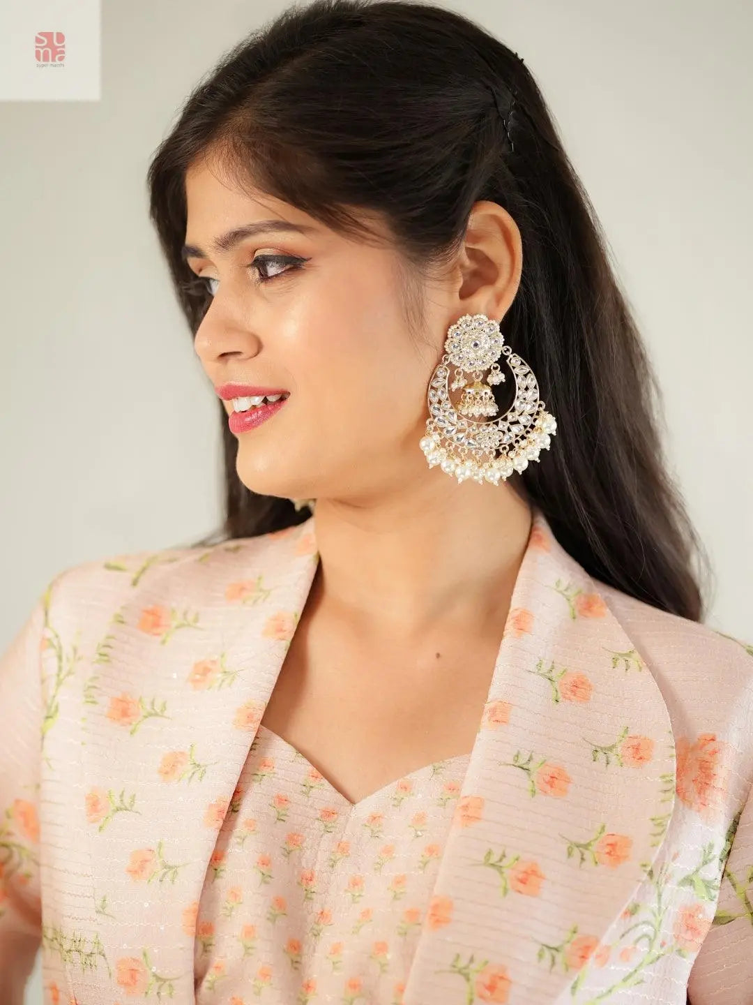 jumki chandbali earrings