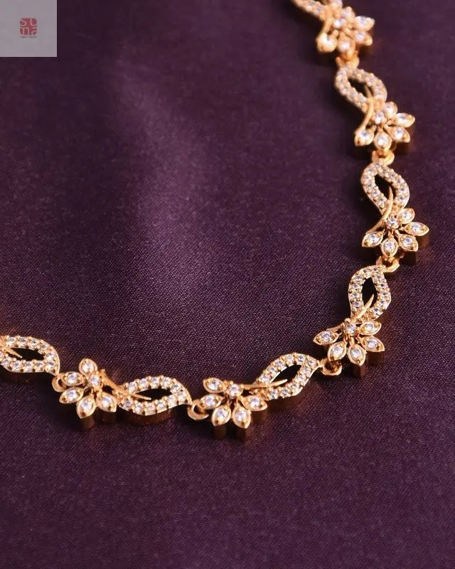 Elegant Gold Plated Necklace Set - Supermacchi