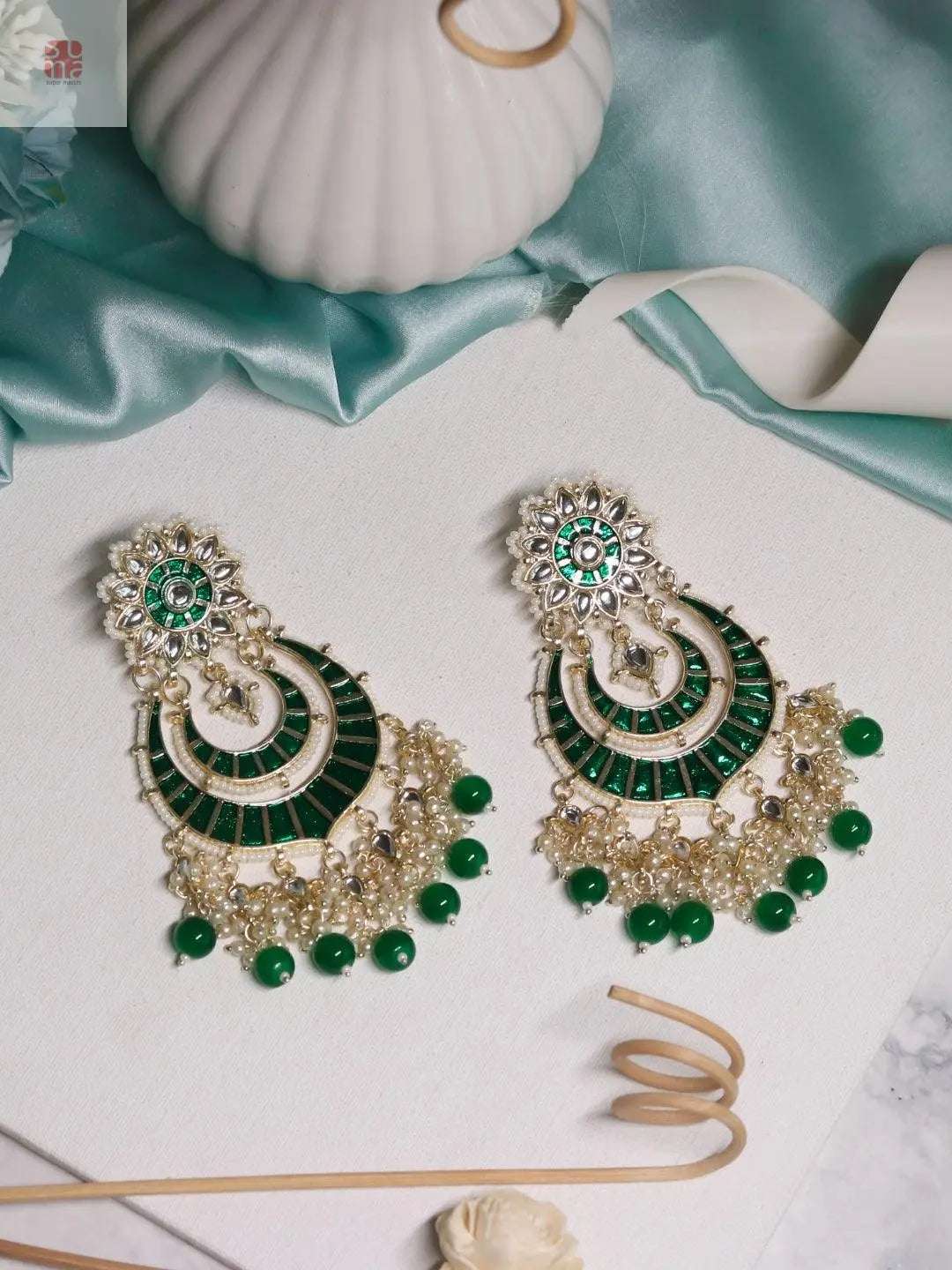 studded kundan ethnic beads