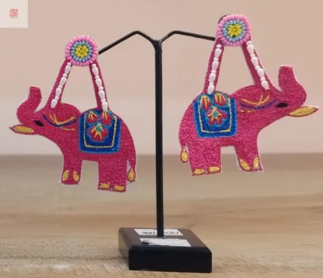 Haathi Highness - Elephant Beaded Earrings Supermacchi Jewellery Collections