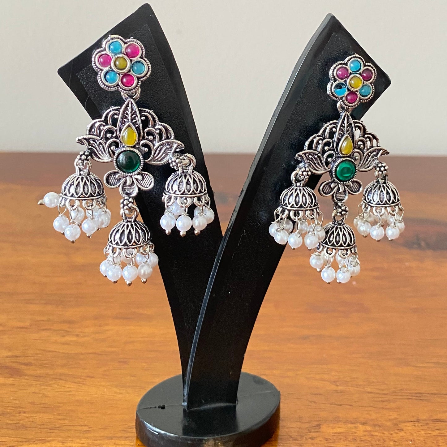 Multi Color Earrings for Super Macchi