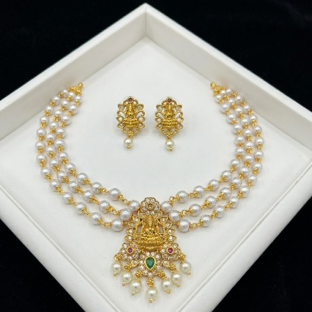 Lakshmi Pearl Choker Set