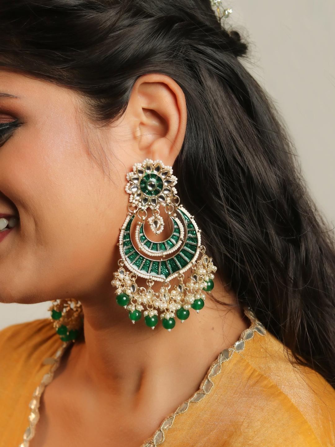 studded kundan ethnic beads