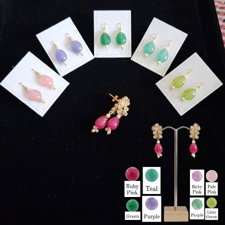 6 Colours Changeable Earrings for Women