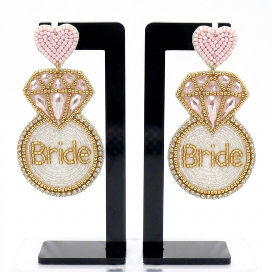 💍 BRIDE MODE ON! – Statement Beaded Earrings by Supermacchi