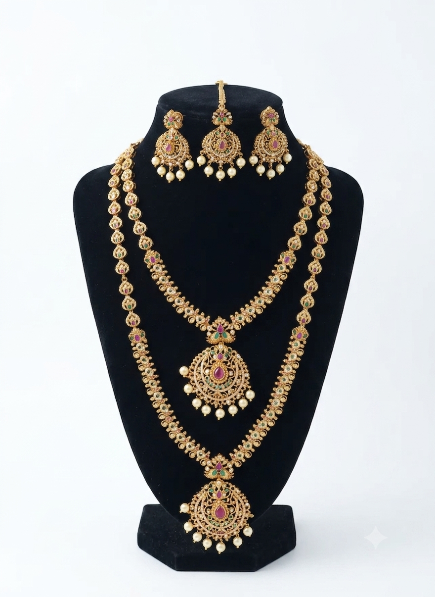 Complete South Indian Jewellery Set from Super Macchi