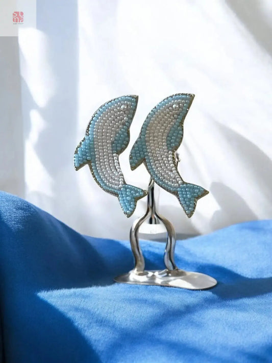 Dolphin Earrings - Hand Made Supermacchi Jewellery Collections