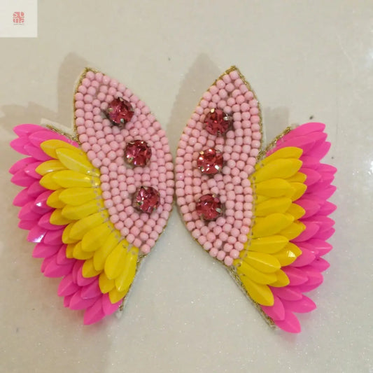 Butterfly Beaded Earrings