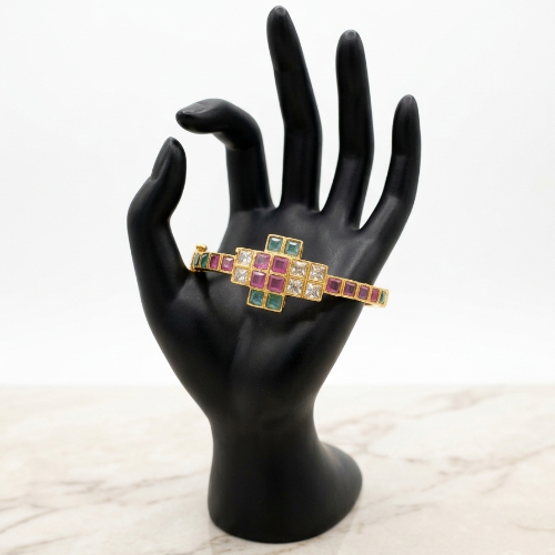 Geometric Design Multi-Color Bracelet