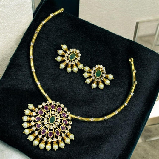 Hasli Antique Necklace Set