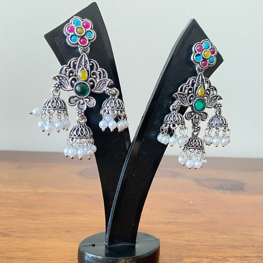 Multi Color Earrings for Super Macchi