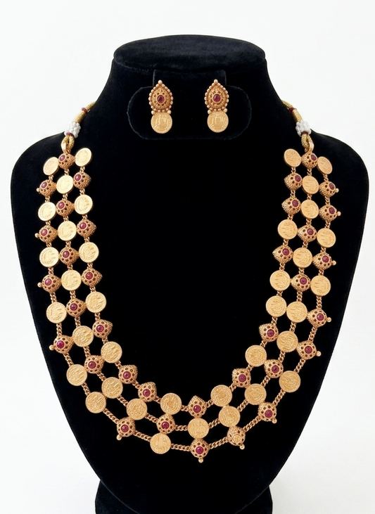 Kasula Peru Antique Necklace Set Super Macchi Jewellery