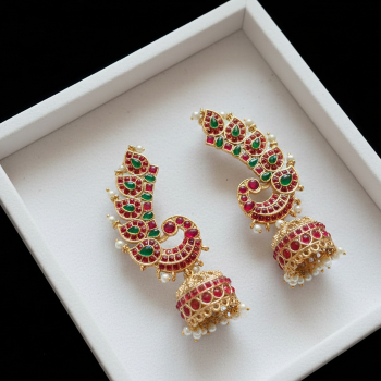 Mate Finish Statement Earrings