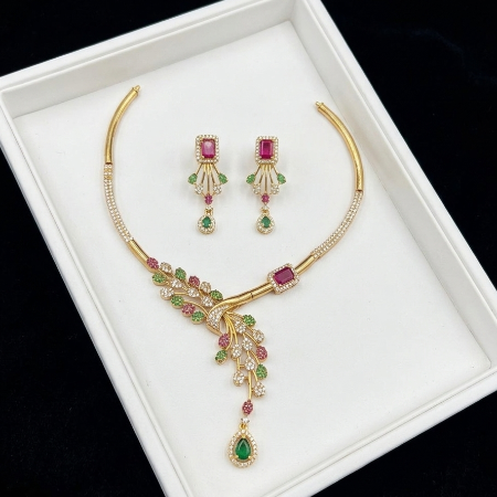 Mayura Kanti Set - Gold Look Alike Desiner Set