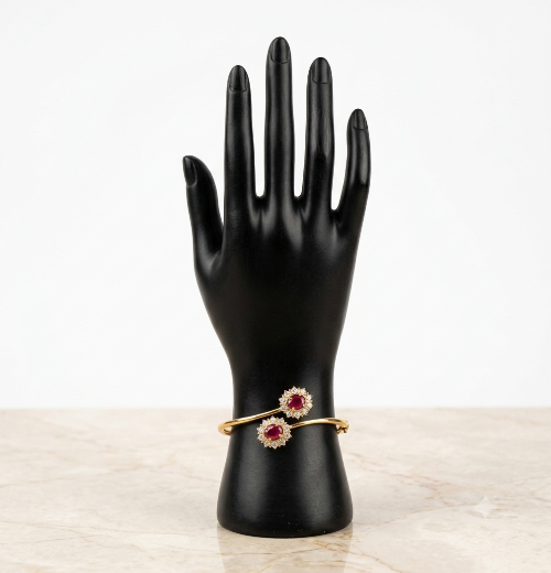 Ruby Stones Elegant Bracelet for Women