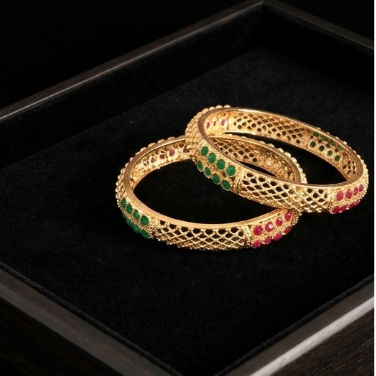 Traditional Bangles for Women – Classic Ethnic Gold Look Bangles