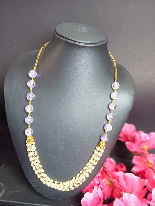 Royal Purple and Gold Symphony Necklace – Supermacchi Jewellery Collections