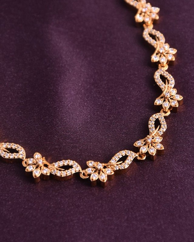 Elegant Gold Plated Necklace Set - Supermacchi